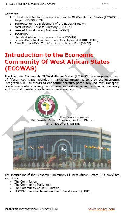Экономическое сообщество западноафриканских государств (ЭКОВАС)